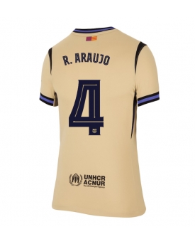 Billige Fotballdrakt Barcelona Ronald Araujo #4 Replika Bortedrakt Dame 2025-26 Kortermet Billige Fotballdrakt Barcelona Ronald Araujo #4 Replika Bortedrakt Dame 2025-26 Kortermet